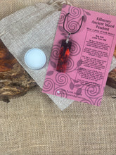 Load image into Gallery viewer, Bog Oak & Flame Resin Pendant