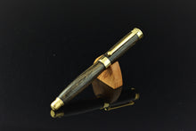 Load image into Gallery viewer, Killarney Bog Oak Pen with Upgrade Gold Fittings