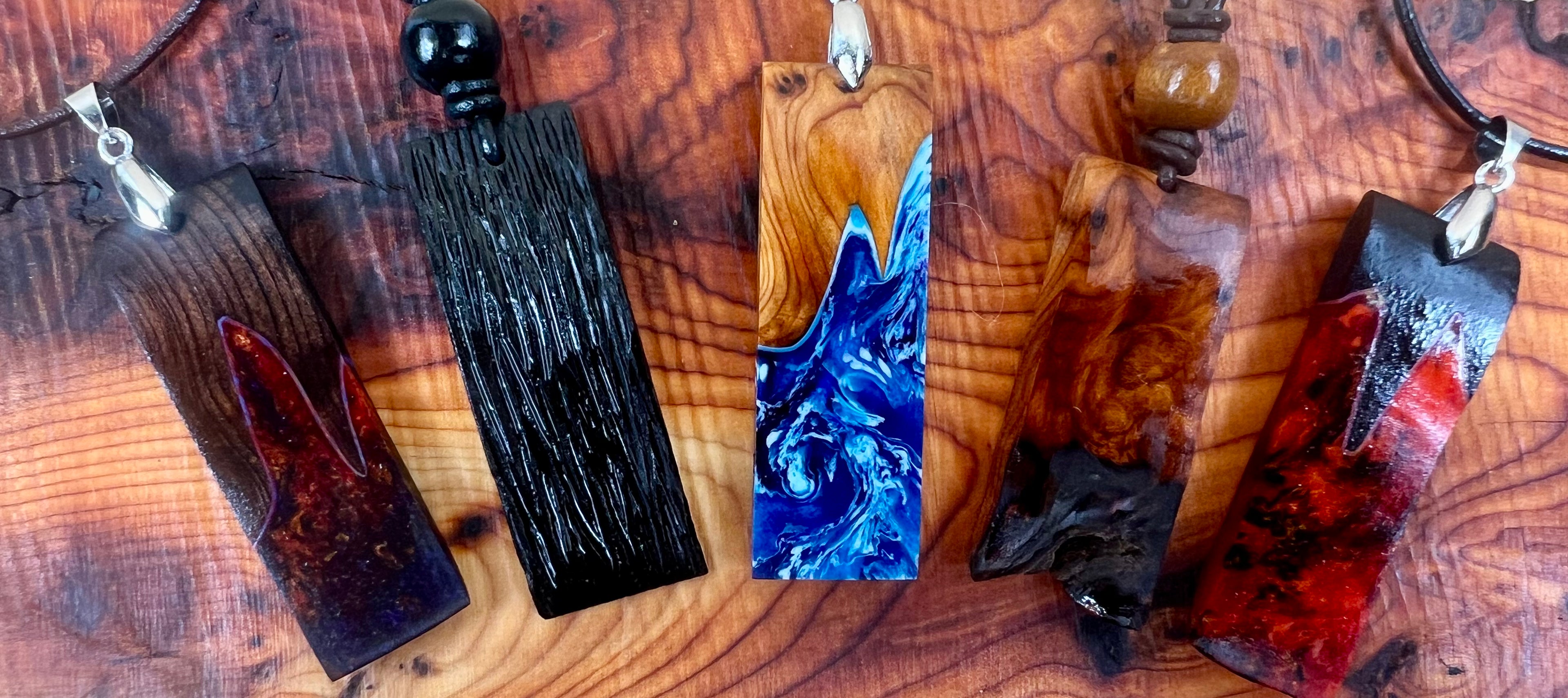 Ancient Wood Pendants