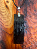 5,000 Year Old Bog Oak Pendant