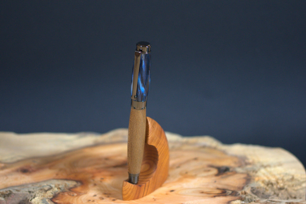 Starry Night Diamond Dust & Lacewood Fountain Pen