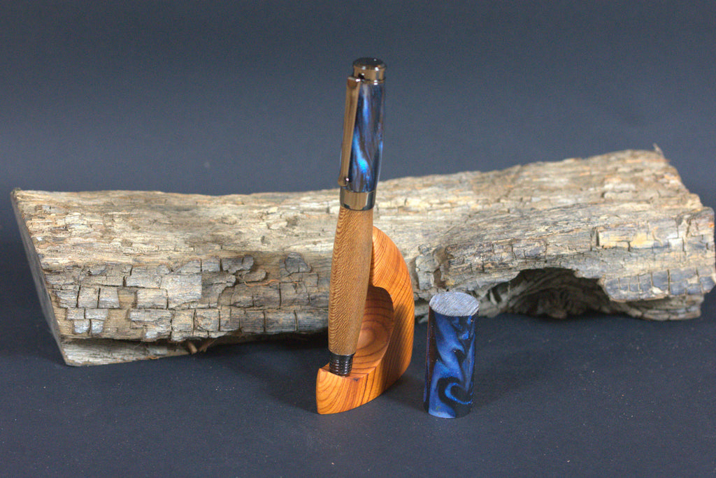 Starry Night Diamond Dust & Lacewood Fountain Pen