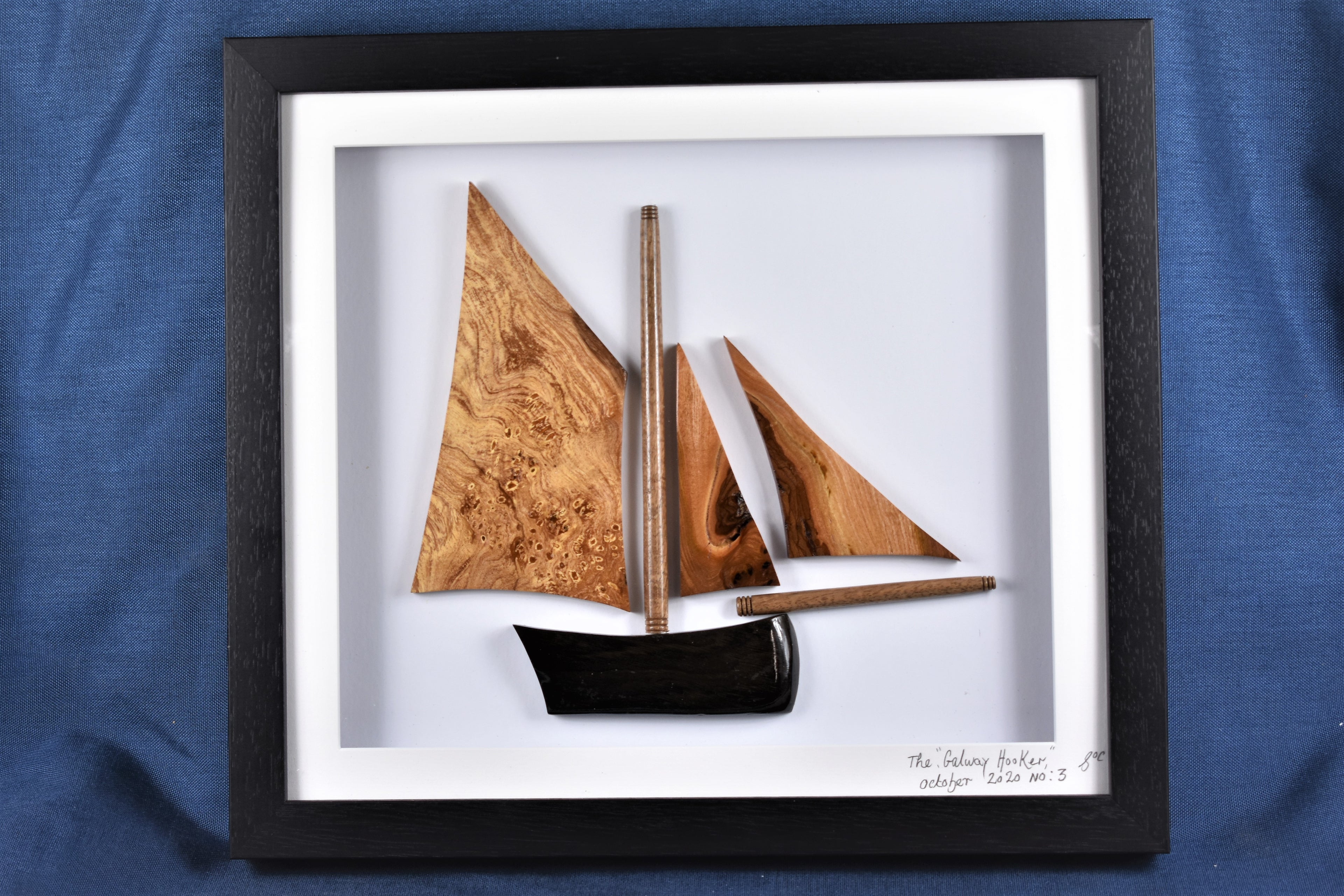 Galway Hooker in Shadow Box Frame