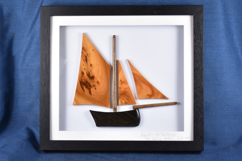 Galway Hooker in Shadow Box Frame