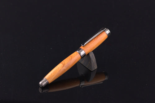 Gun Metal Roller Ball Pen with Killarney Yew