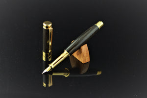 Killarney Bog Oak Pen with Upgrade Gold Fittings