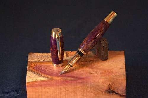 The 'Purple Mountain' Fountain Pen